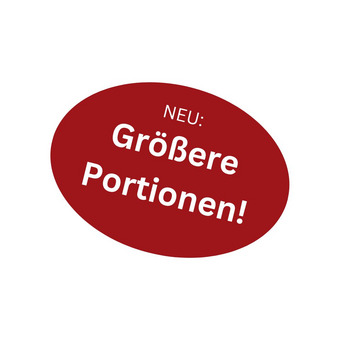 Größere Portion